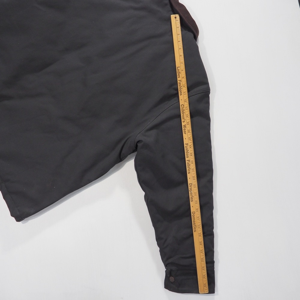 Steiner Industries Jacket Coat Men Extra Large Black Corduroy Trim Work Made USA - Picture 8 of 10